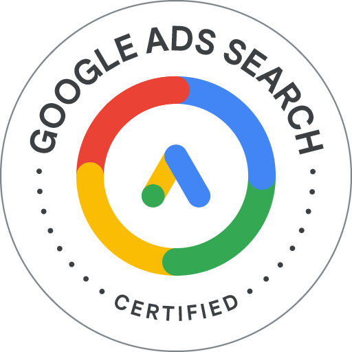 Banner certificazione Google Ads sulla rete di ricerca